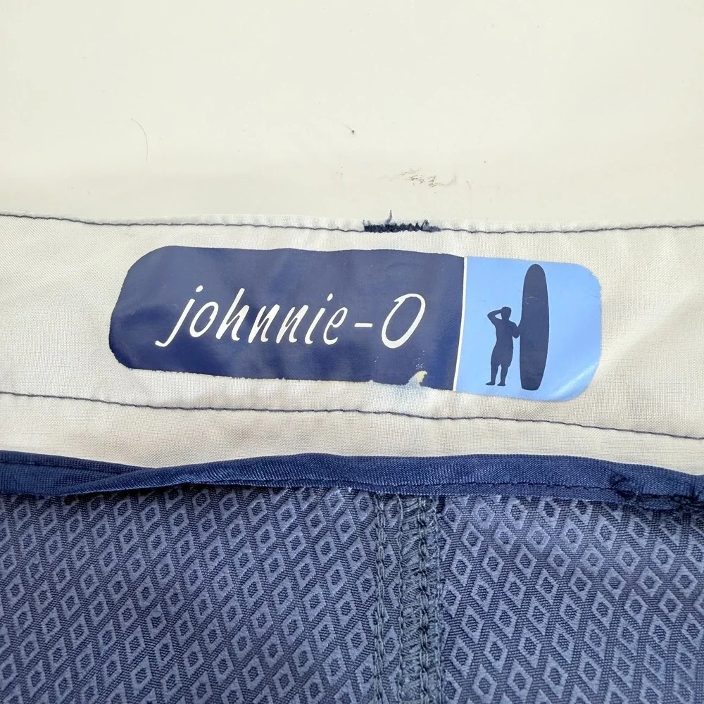 johnnie-O Prep-Formance Mulligan‎ Maritime Blue Chino Golf Shorts Big & Tall 44T